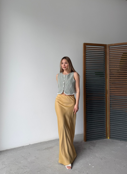 YEŞİL PÖTİKARE YELEK