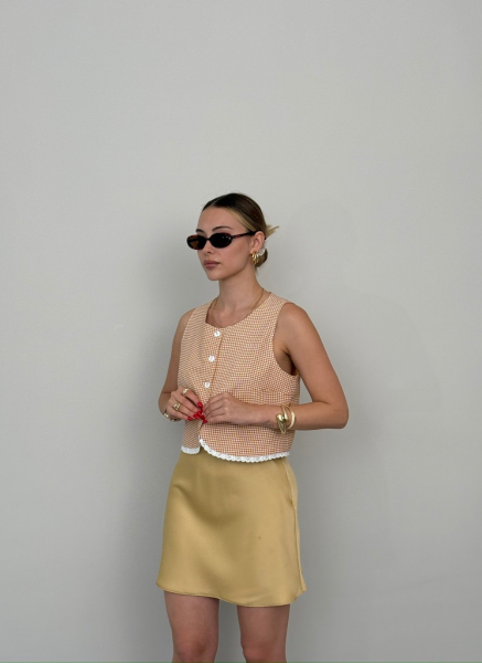 TURUNCU PÖTİKARE YELEK