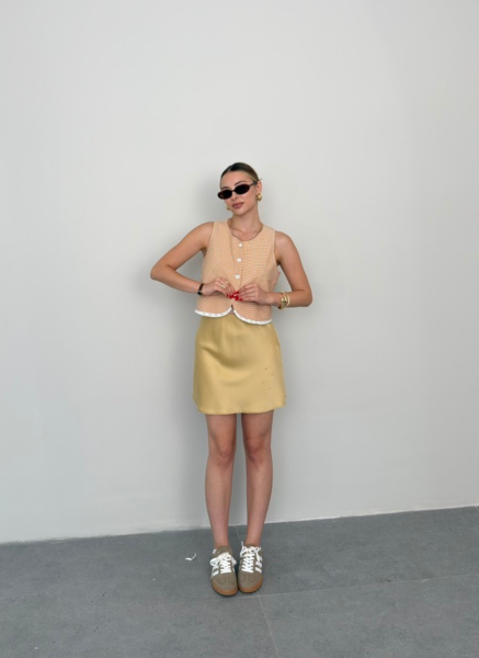 TURUNCU PÖTİKARE YELEK