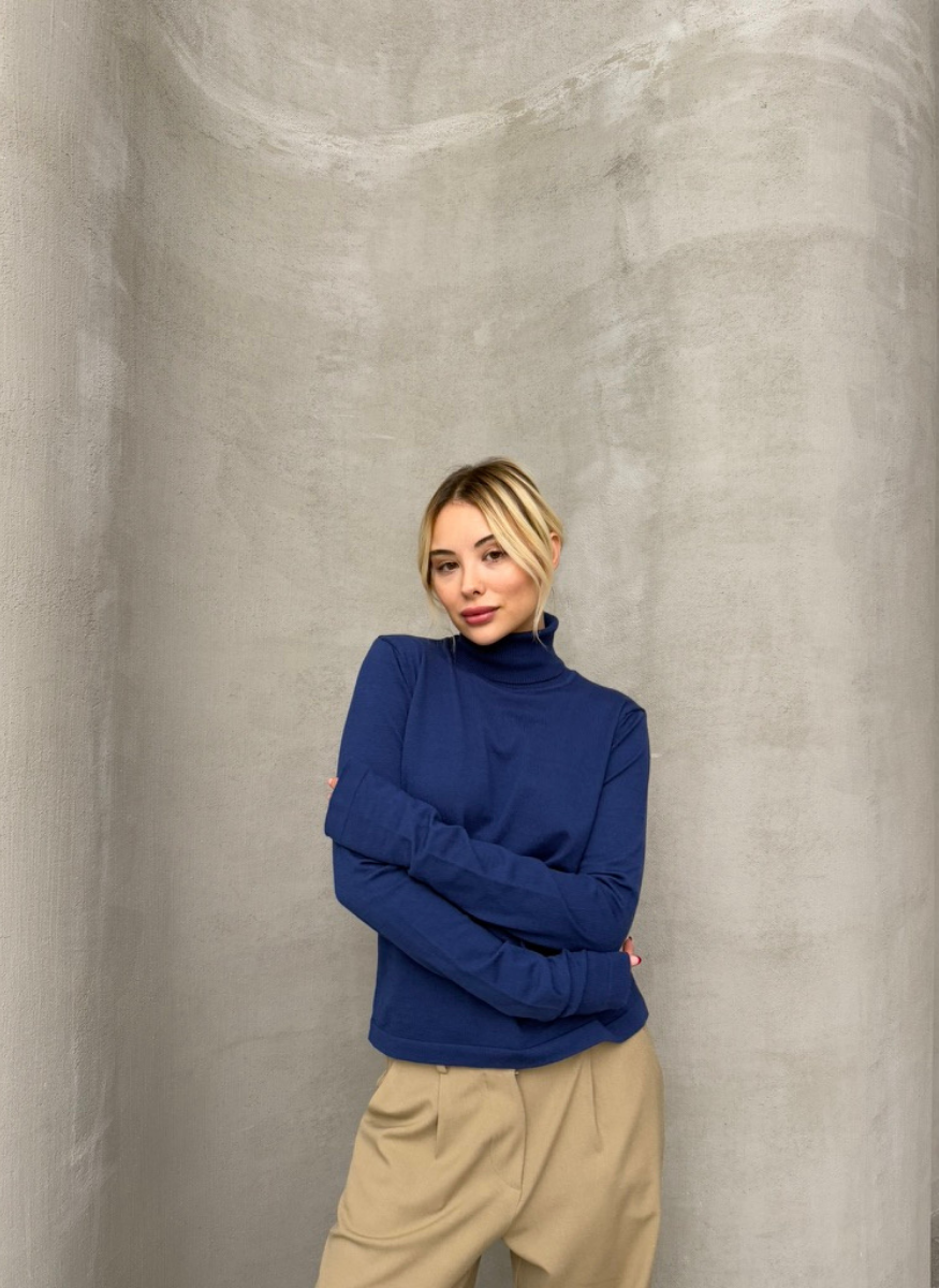 LACİVERT TRİKO CORSSMAN KAZAK