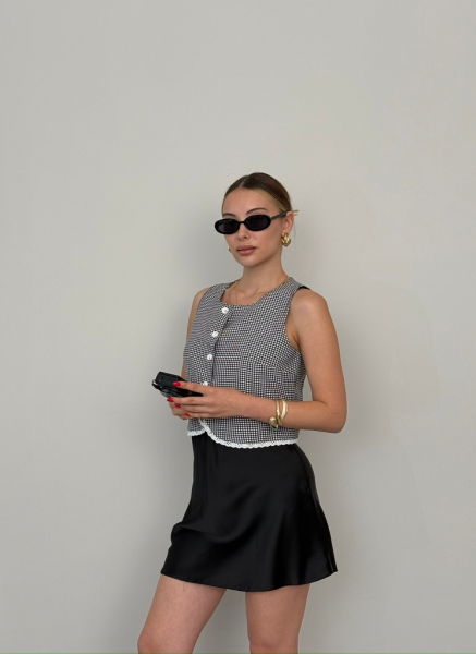 SİYAH PÖTİKARE YELEK