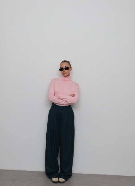 PEMBE TRİKO CORSSMAN KAZAK