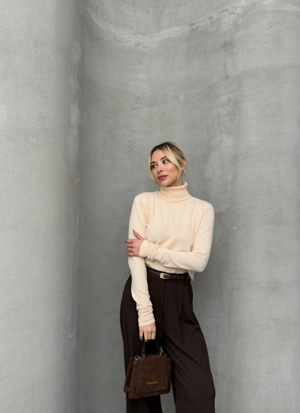 CAMEL TRİKO CORSSMAN KAZAK