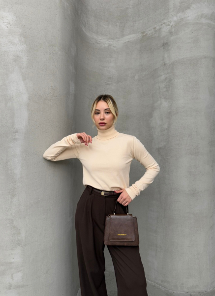 CAMEL TRİKO CORSSMAN KAZAK