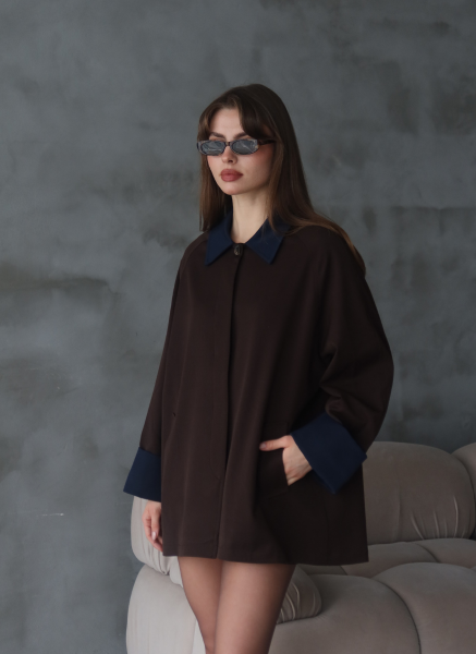 KAHVE GABARDİN TAKIM