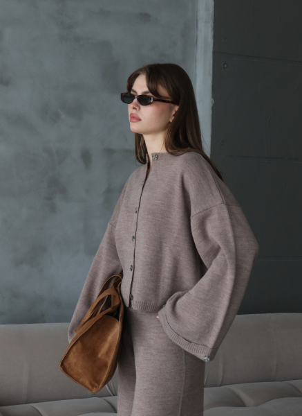 KAHVE HIRKALI TRİKO TAKIM