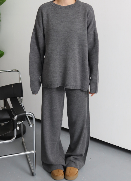 ANTRASİT BİSİKLET YAKA TRİKO TAKIM