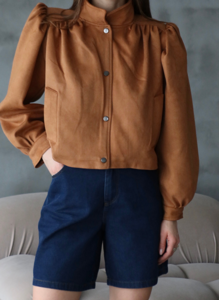 SUNİ SÜET TABA CEKET