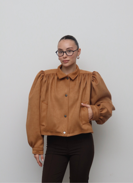 SUNİ SÜET TABA CEKET