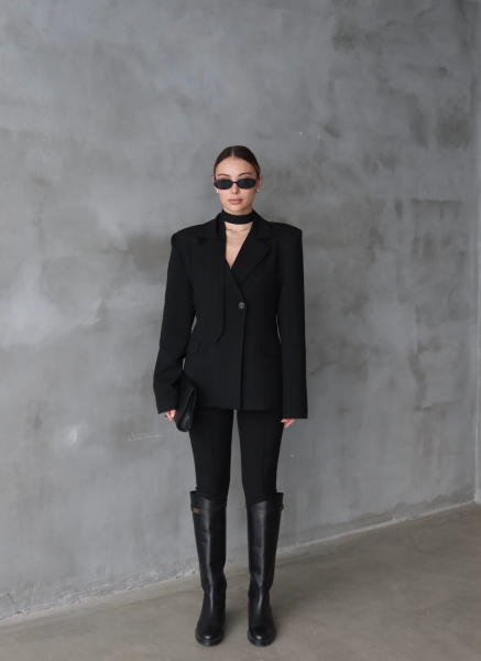 SİYAH VATKALI CEKET