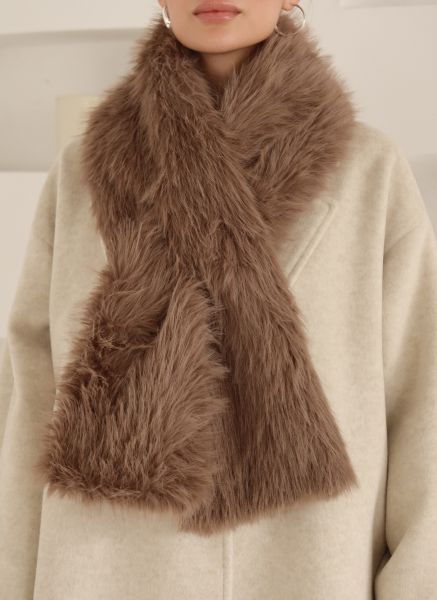 VİZON SUNİ KÜRK ATKI