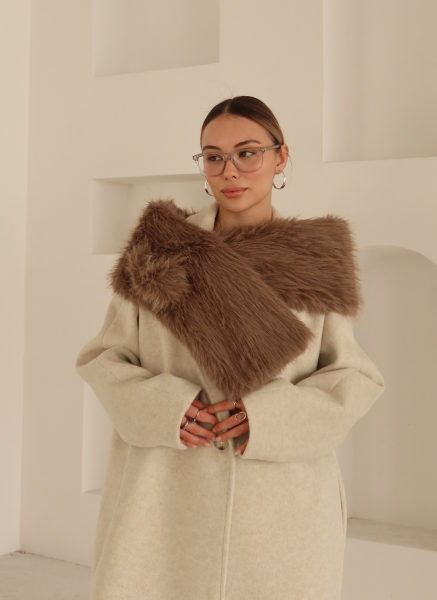 VİZON SUNİ KÜRK ATKI